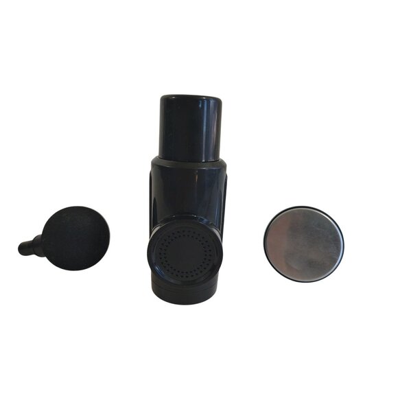 Brookstone Rechargeable Hot Cold Impact Massager w 2 Attachments 5.75"x5.5" - Picture 3 of 5